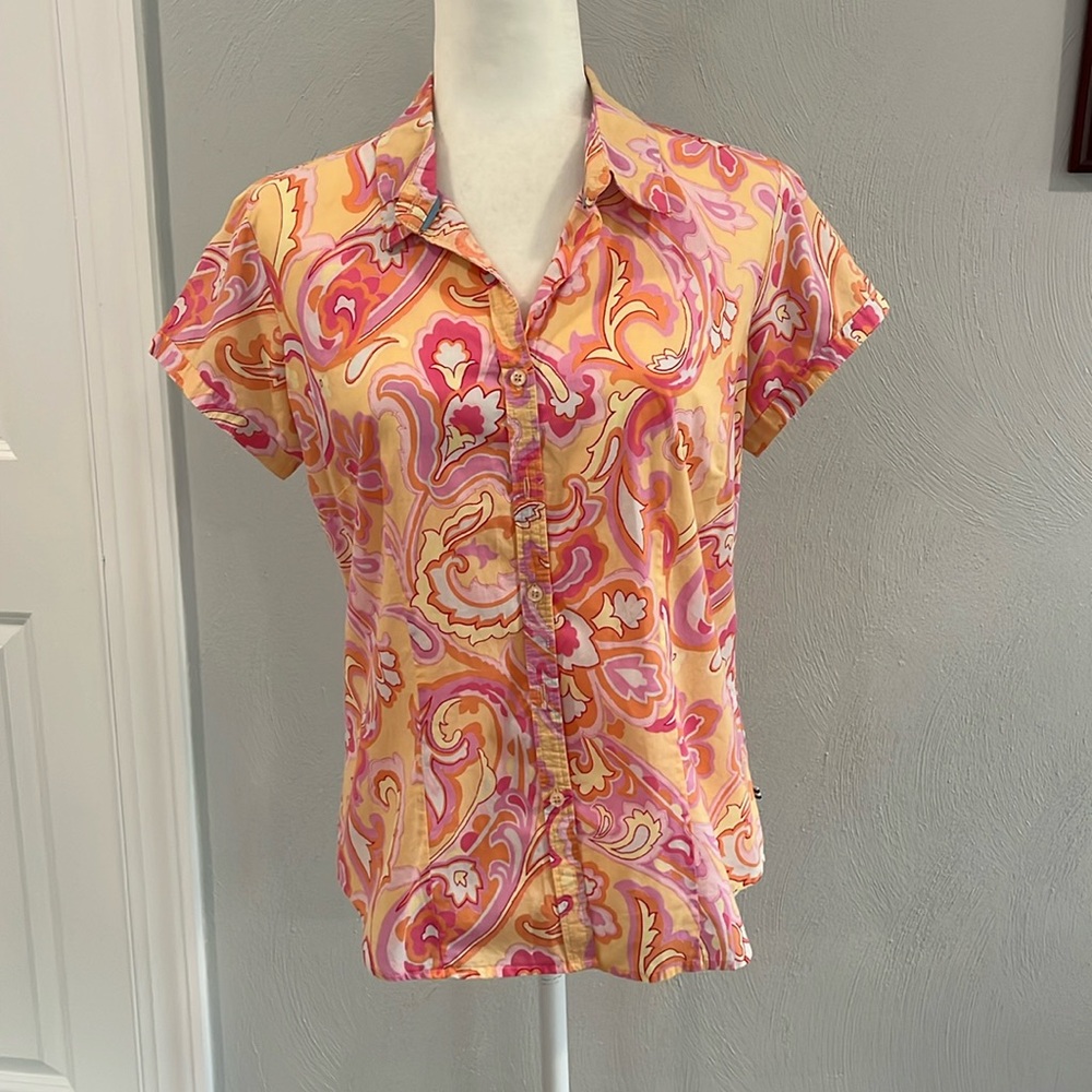 IZOD Fitted Cotton Button Down